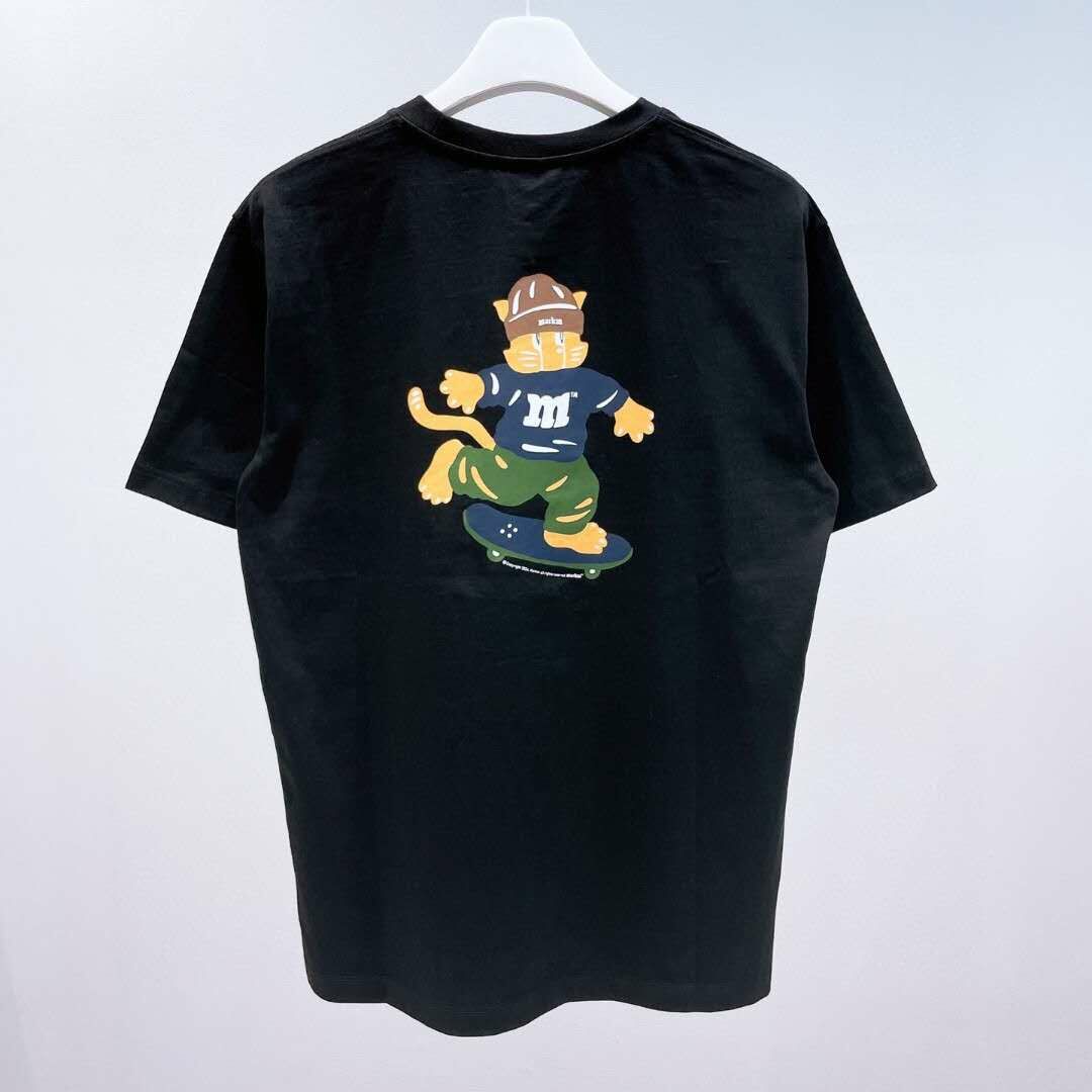 【韓國預購】MARKM K0204702 男女裝滑板貓短袖TEE