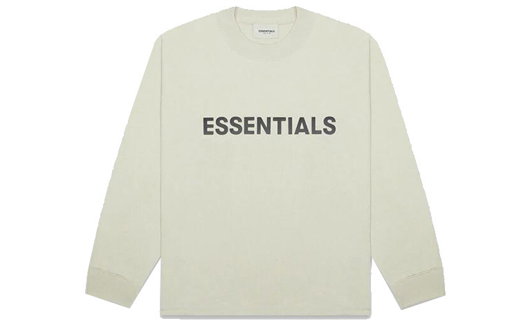 【代購】Fear Of God Essentials 3D Silicon Applique Boxy Long Sleeve T-Shirt