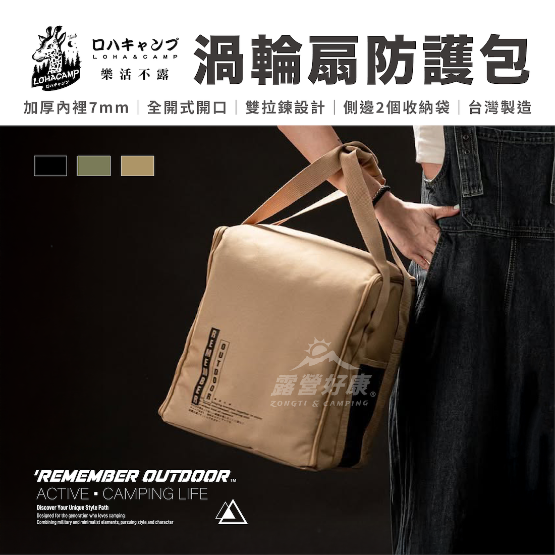 【樂活不露】加厚版 渦輪扇防護包  BAG-06 G-E3-2