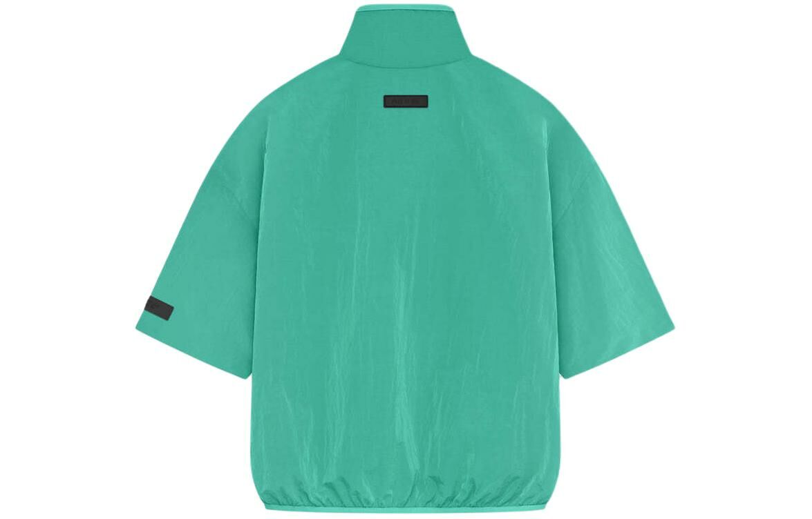 【代購】Fear Of God Essentials Crinkle Nylon Halfzip Ss Shirt