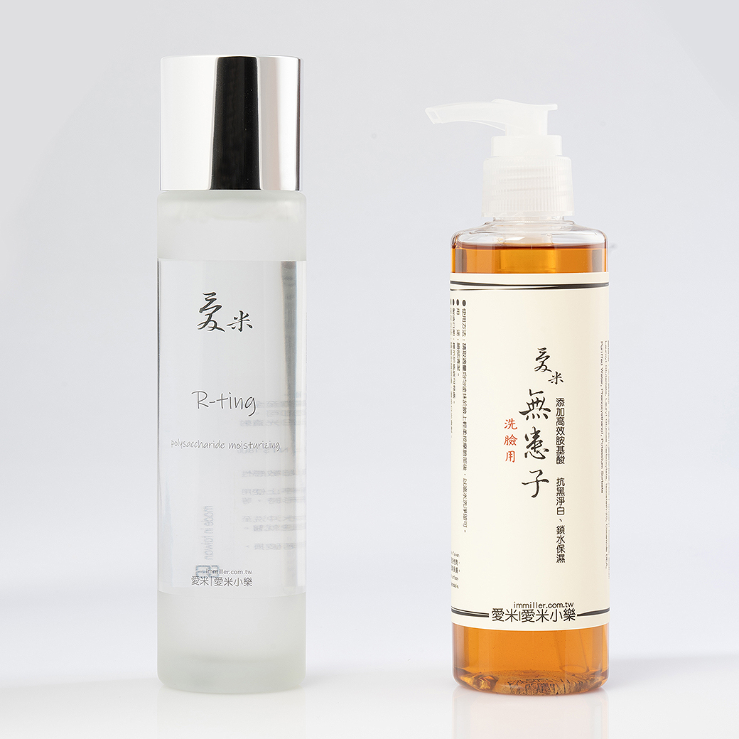 愛米 | 煥顏多醣保濕露 + 無患子洗臉體驗組