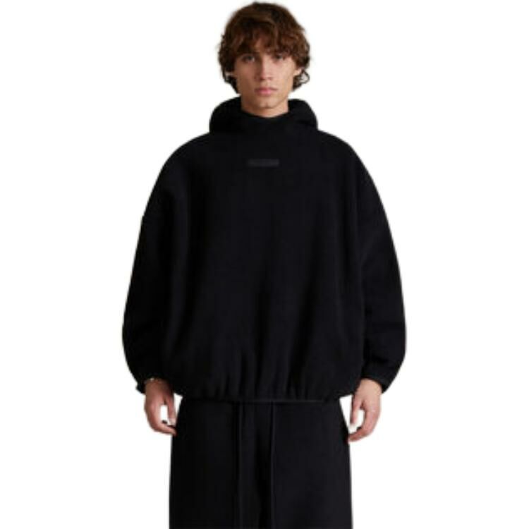 【代購】Fear of God Essentials Logo-patch Fleece Hoodie