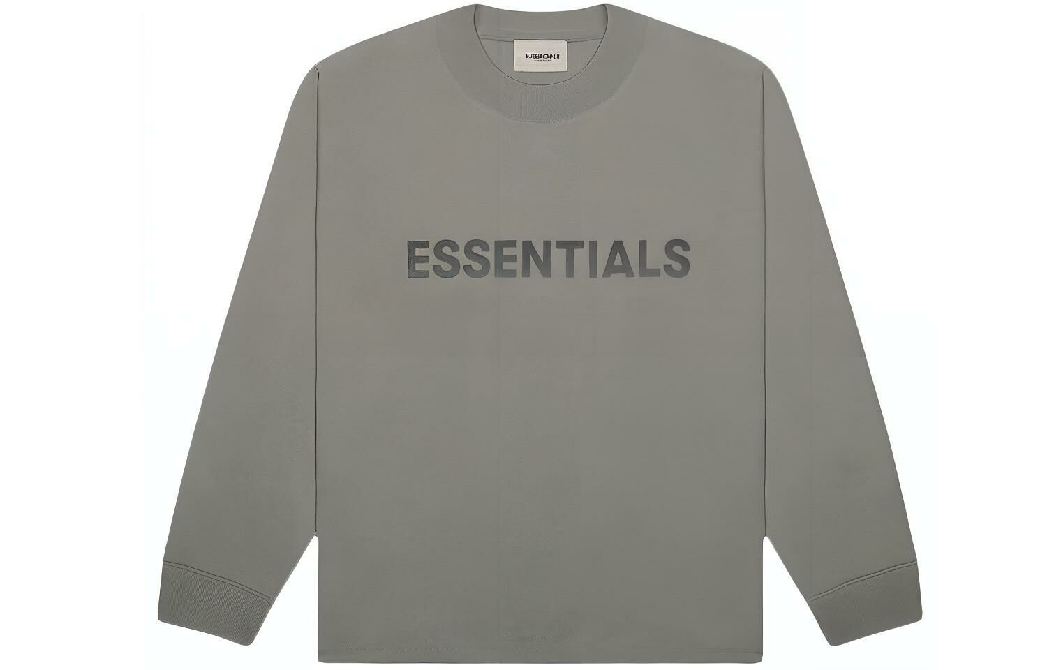 【代購】Fear Of God Essentials 3D Silicon Applique Boxy Long Sleeve T-Shirt