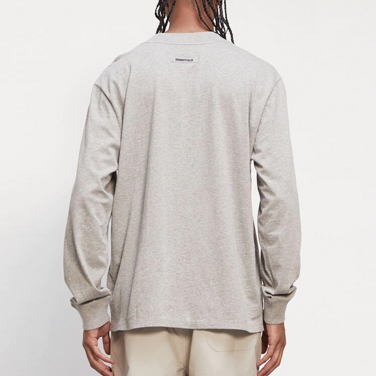 【代購】Fear Of God Essentials 3D Silicon Applique Boxy Long Sleeve T-Shirt