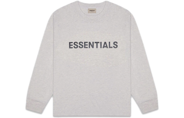 【代購】Fear Of God Essentials 3D Silicon Applique Boxy Long Sleeve T-Shirt