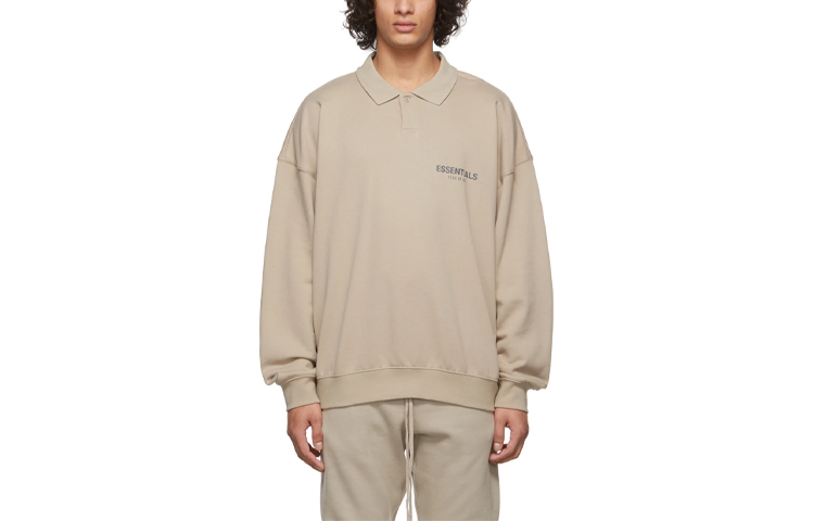 【代購】Fear Of God Essentials FW21 Polo Shirts Unisex Tan