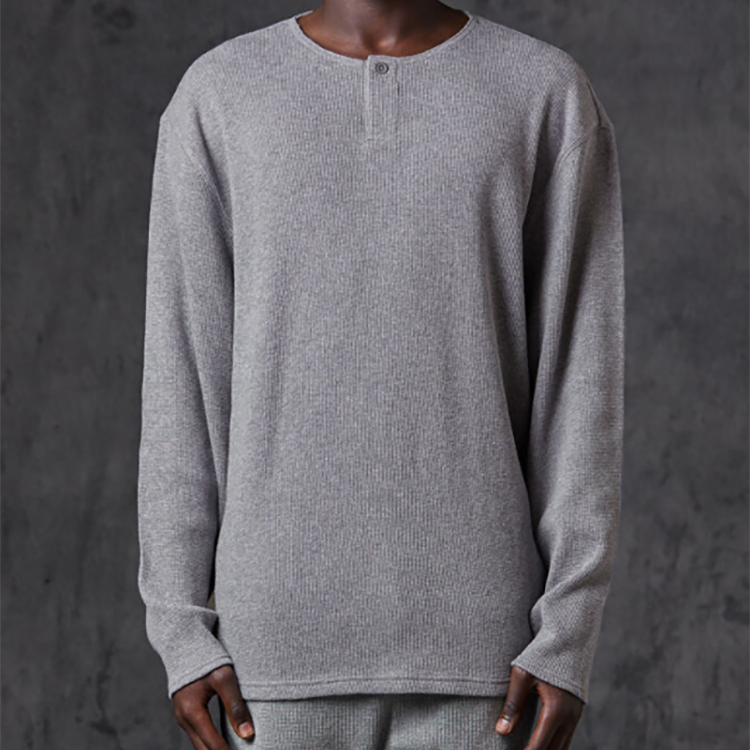 【代購】Fear Of God Essentials Thermal Longsleeve Henley T-Shirt