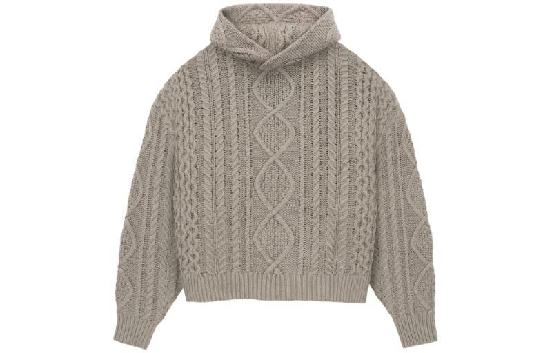 【代購】Fear Of God Essentials Cable Knit Hoodie