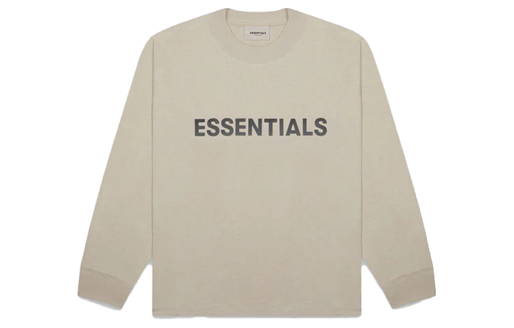 【代購】Fear Of God Essentials Boxy Long Sleeve T-Shirt Applique Logo