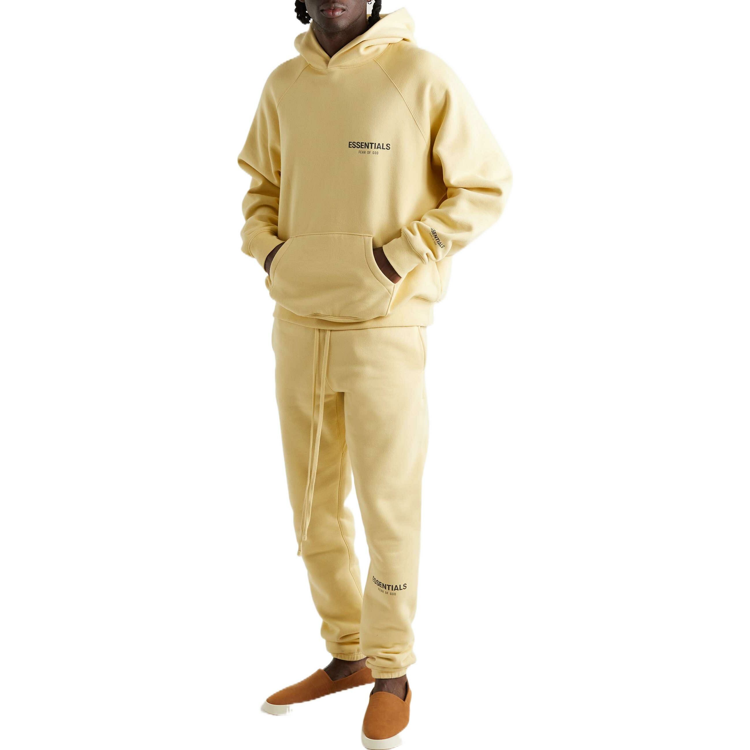 【代購】Fear Of God Essentials Mr. Porter Exclusive Logo-Print Cotton-Blend Jersey Hoodie