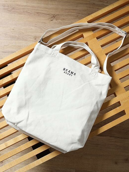 Beams Heart Canvas 2-Way Tote Bag