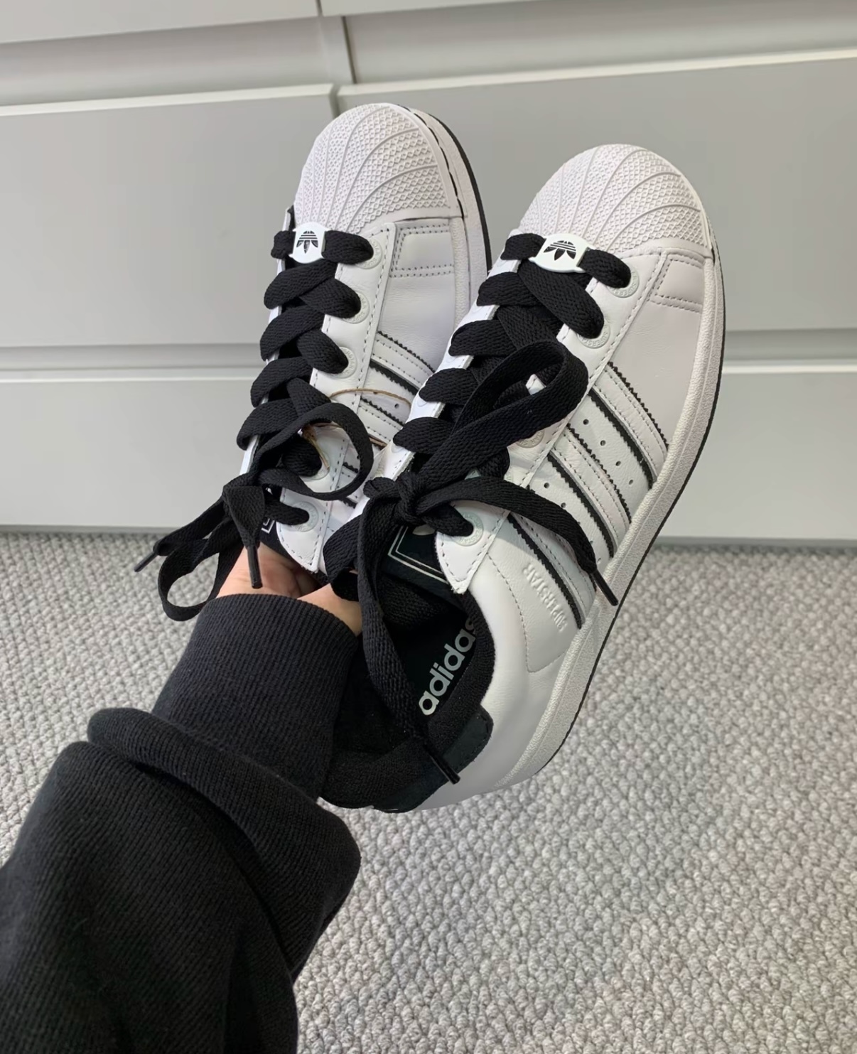 Adidas Originals Superstar 2.0 白底黑條紋 白黑色 皮革 貝殼頭 JH5469/預購