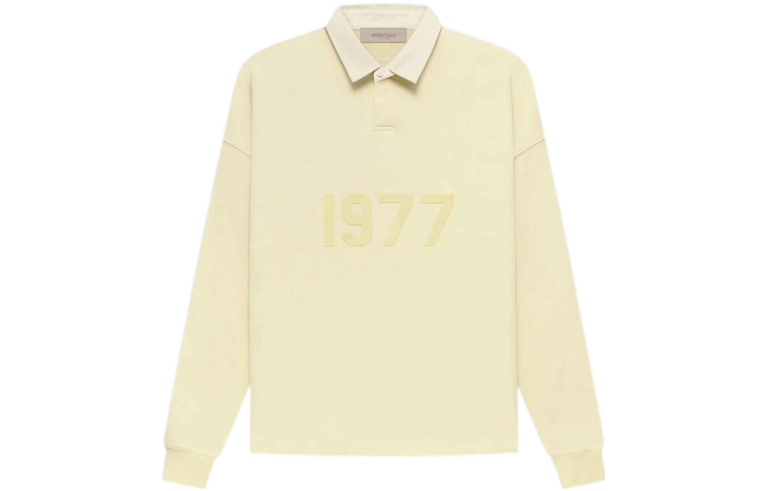 【代購】Fear Of God Essentials FW22 Polo Shirt Men's Gold Thread Yellow