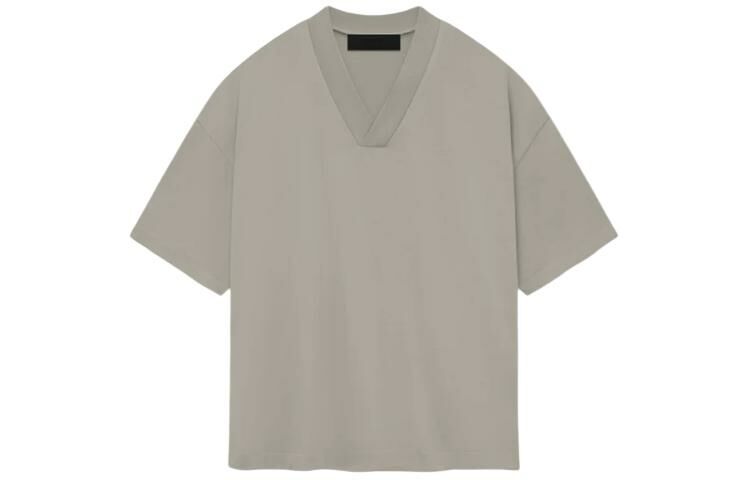 【代購】Fear Of God Essentials Logo-print V-neck Cotton T-shirt