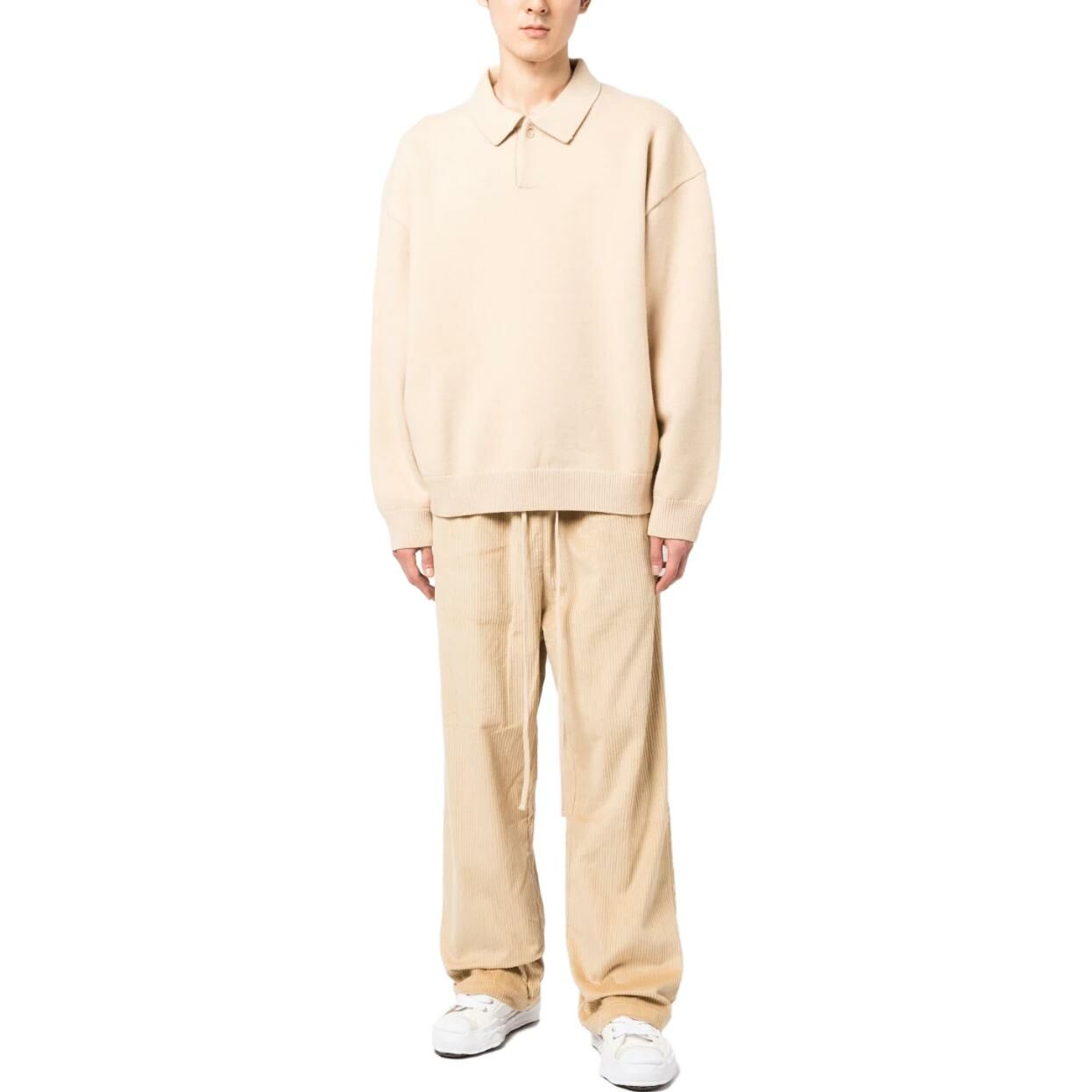 【代購】Fear Of God Essentials Long-sleeve Polo Top