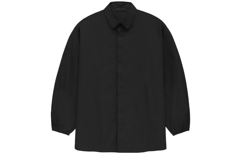 【代購】Fear Of God Essentials FW23 Shirt Men's Jet Black/Jet Black