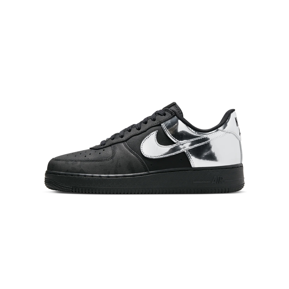 Nike Air Force 1 Low Black and Metallic Silver 黑白塗鴉 HF2885-001