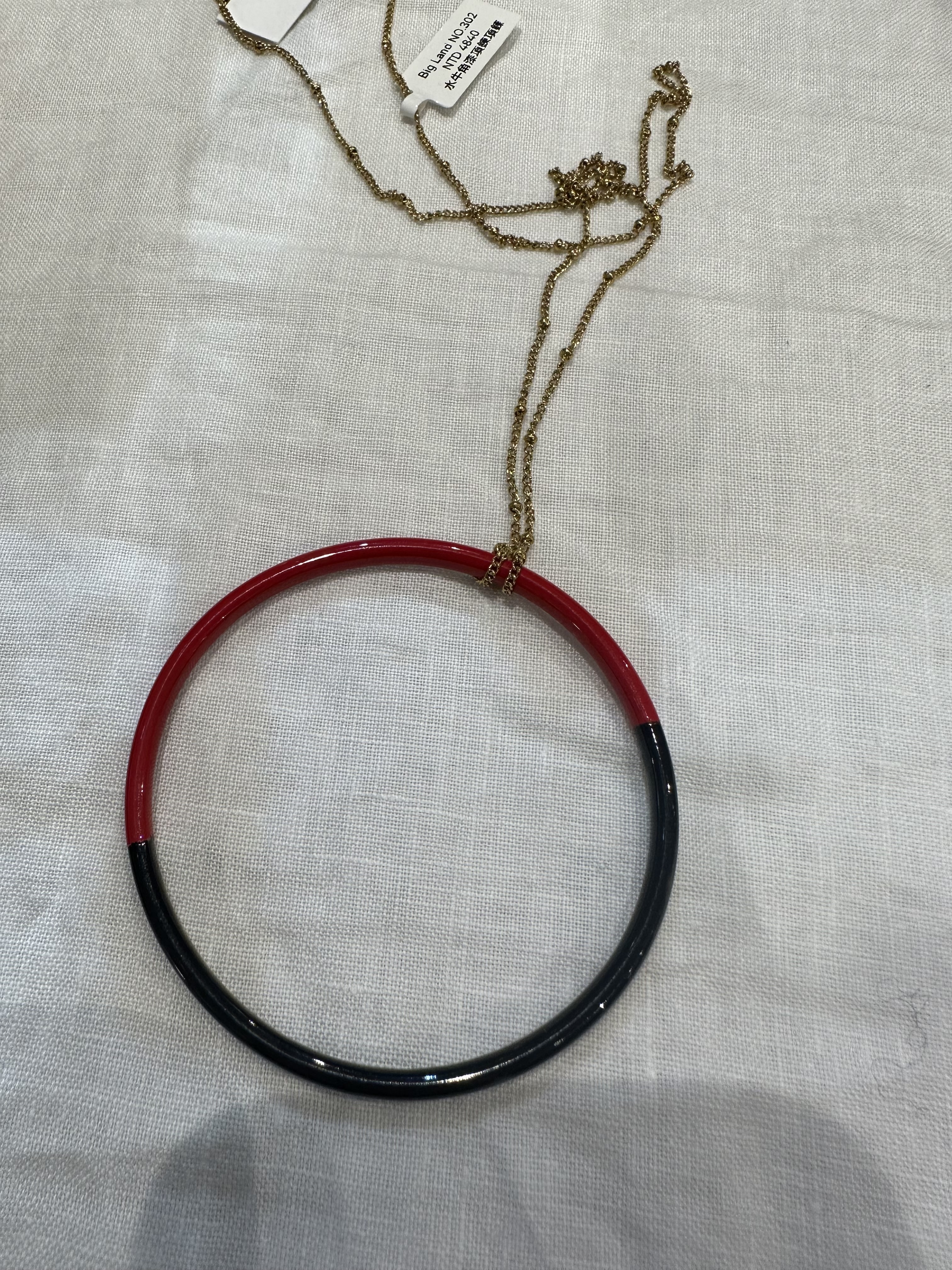 [Big Land] 水牛角漆項鍊 | NO.302