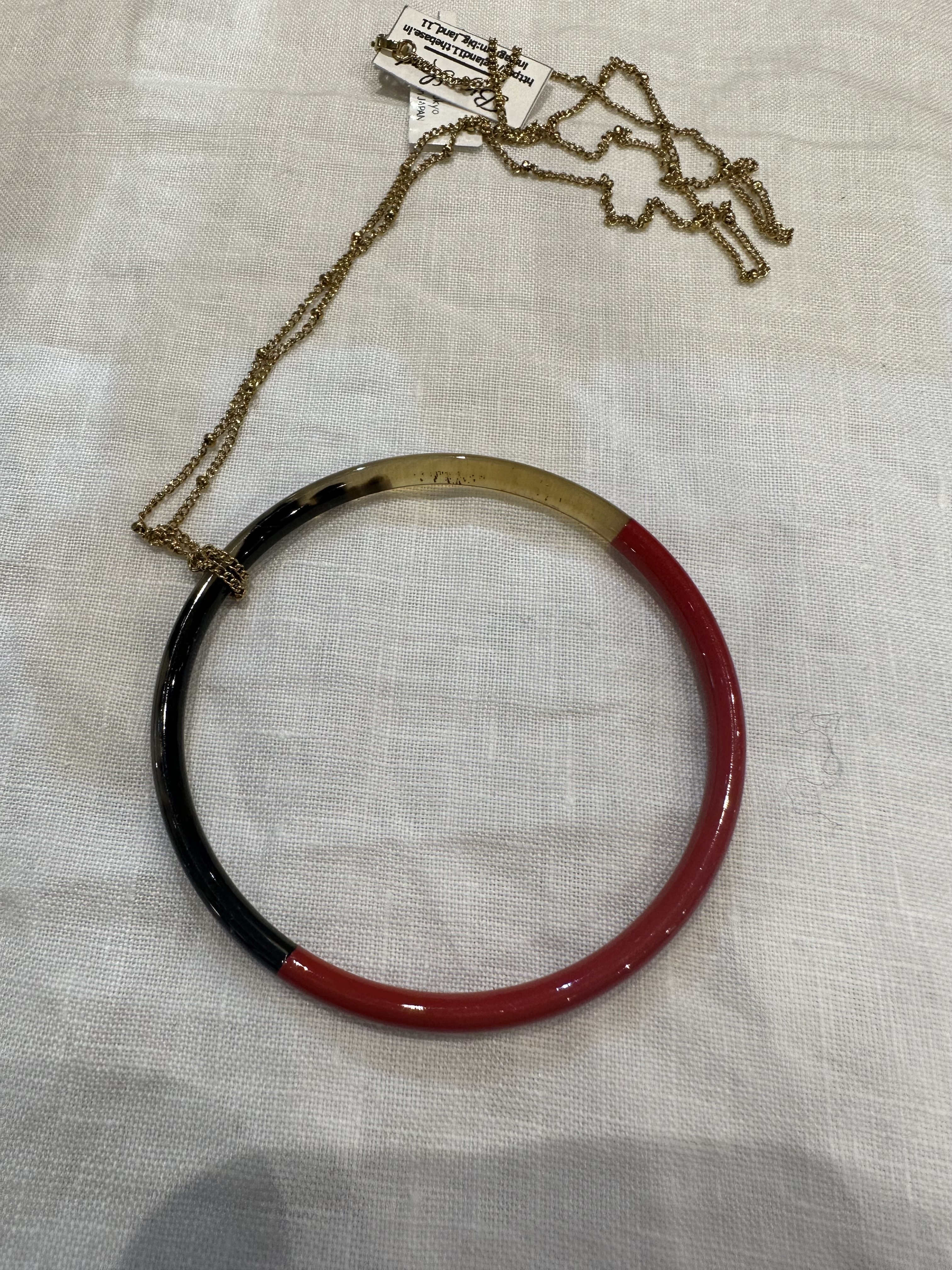 [Big Land] 水牛角漆項鍊 | NO.302