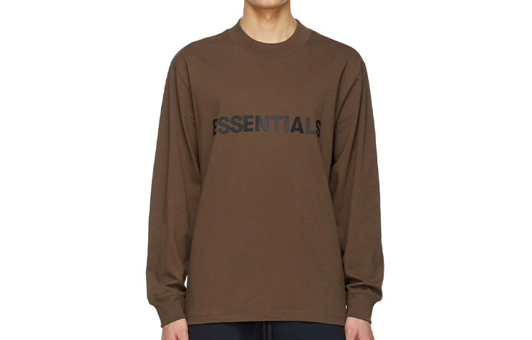 【代購】Fear Of God Essentials X Ssense Boxy Long Sleeve T-Shirt Applique Logo