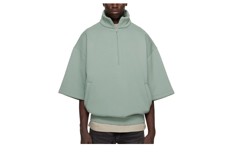 【代購】Fear Of God Essentials Drop-shoulder Half-zip Shirt