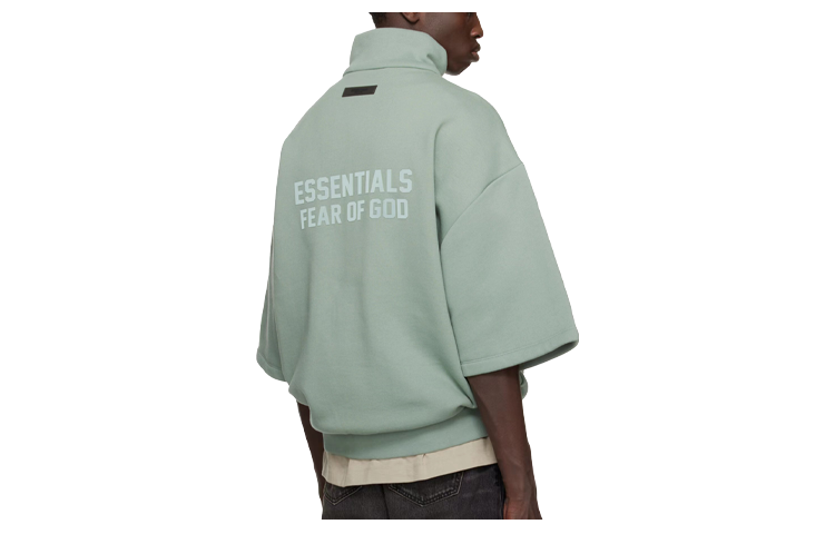 【代購】Fear Of God Essentials Drop-shoulder Half-zip Shirt