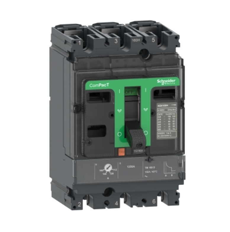 R305 Schneider MCCB 塑殼斷路器 (Equipped with Thermal-Magnetic Trip Unit) 3-pole