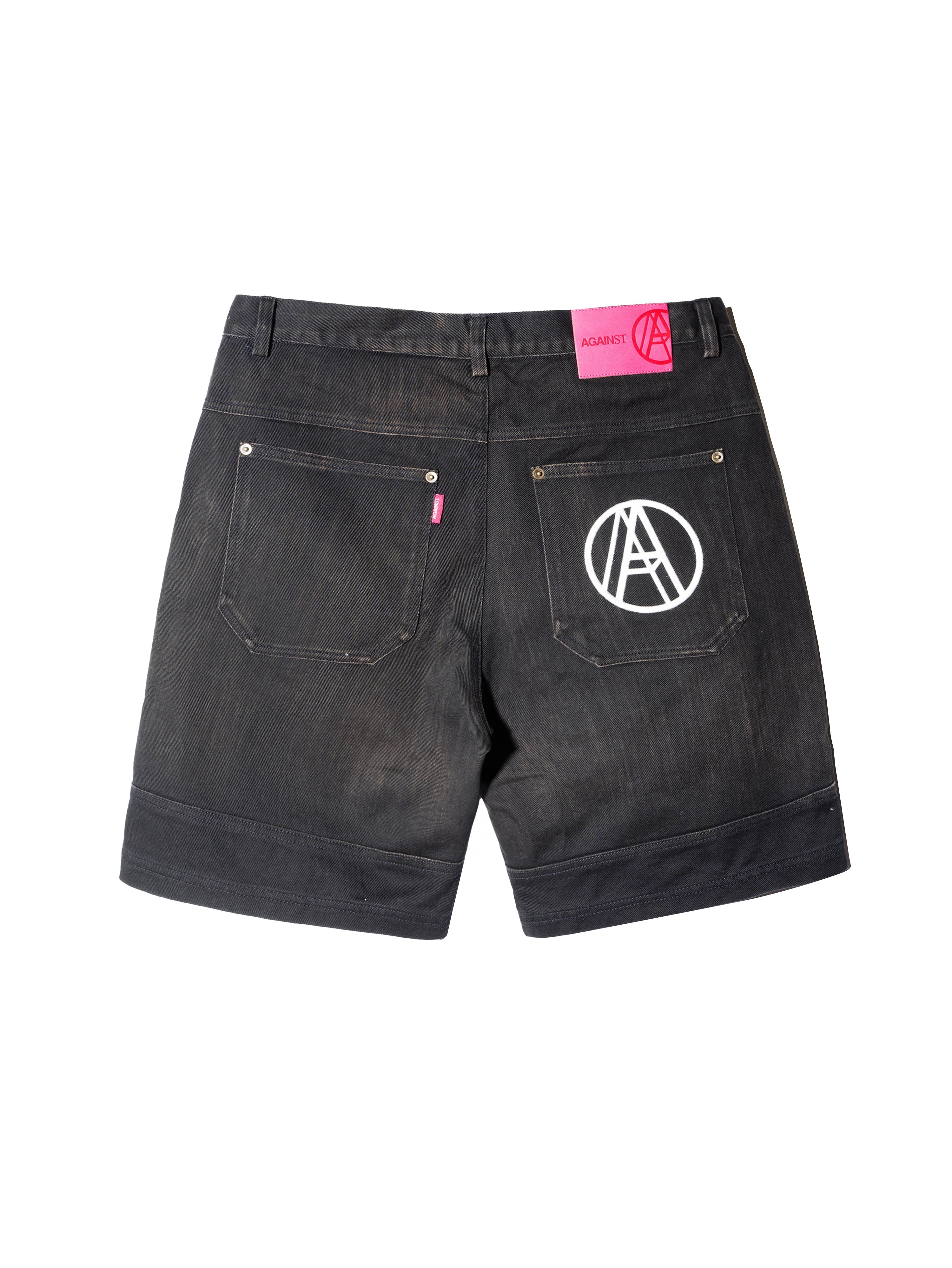 AGAINST BIG A WASHED SHORTS