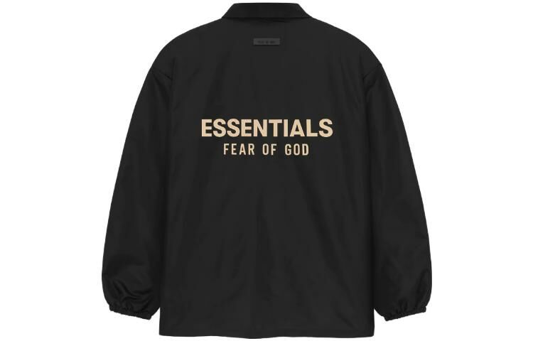 【代購】Fear of God Essentials FW23 Coaches Jacket JET BLACK
