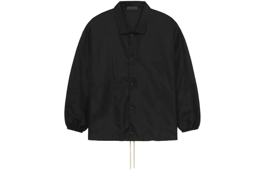 【代購】Fear of God Essentials FW23 Coaches Jacket JET BLACK