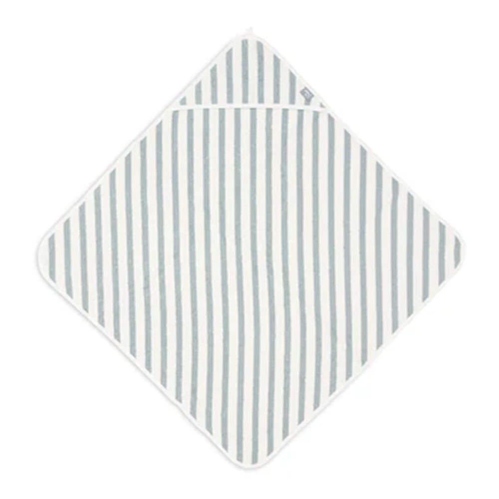 荷蘭Jollein 連帽浴巾-Sea Green