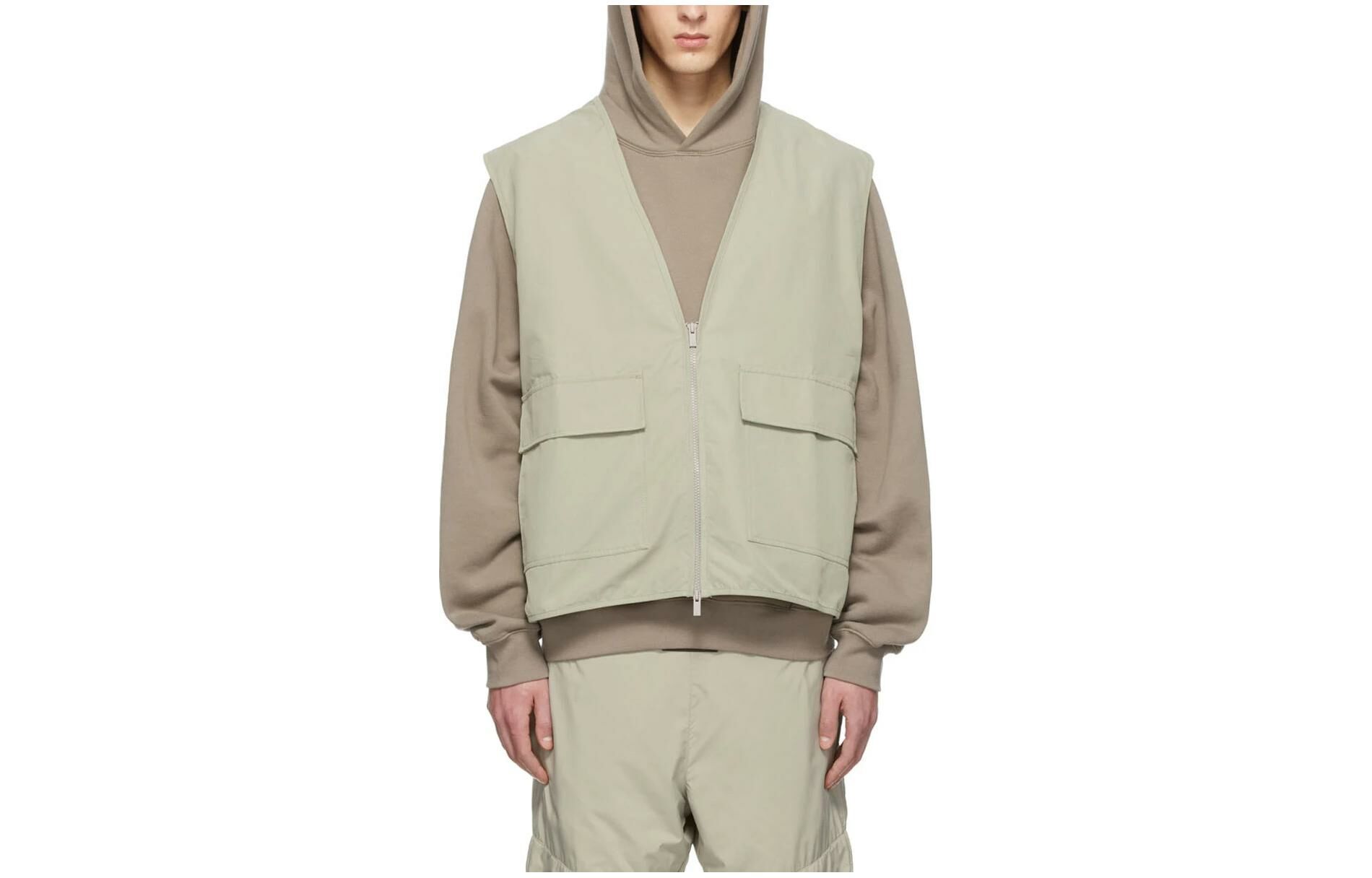 【代購】Fear Of God Essentials SS22 Vest Men's Gray Green