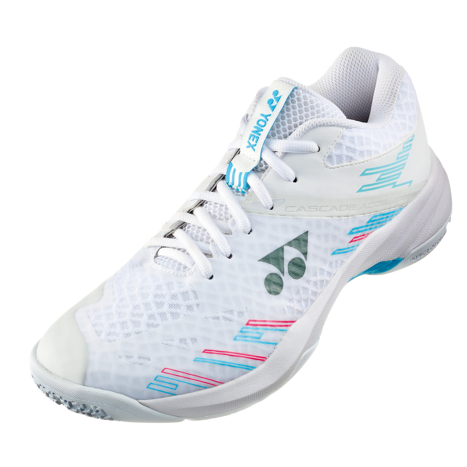 YONEX POWER CUSHION CASCADE ACCEL MID 羽毛球鞋 天藍色