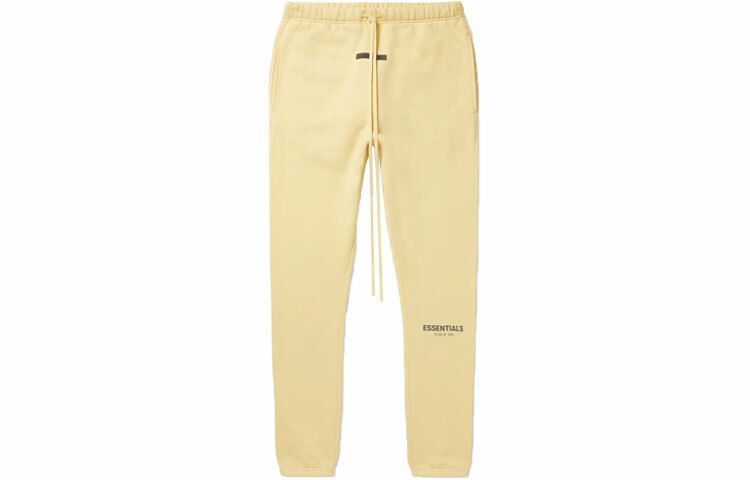 【代購】Fear Of God Essentials Mr. Porter Exclusive Straight-Leg Logo-Print Cotton-Blend Jersey Sweatpants