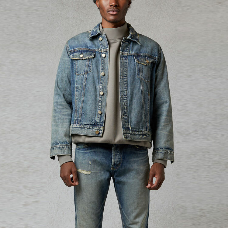 【代購】Fear Of God Essentials Denim Trucker Jacket