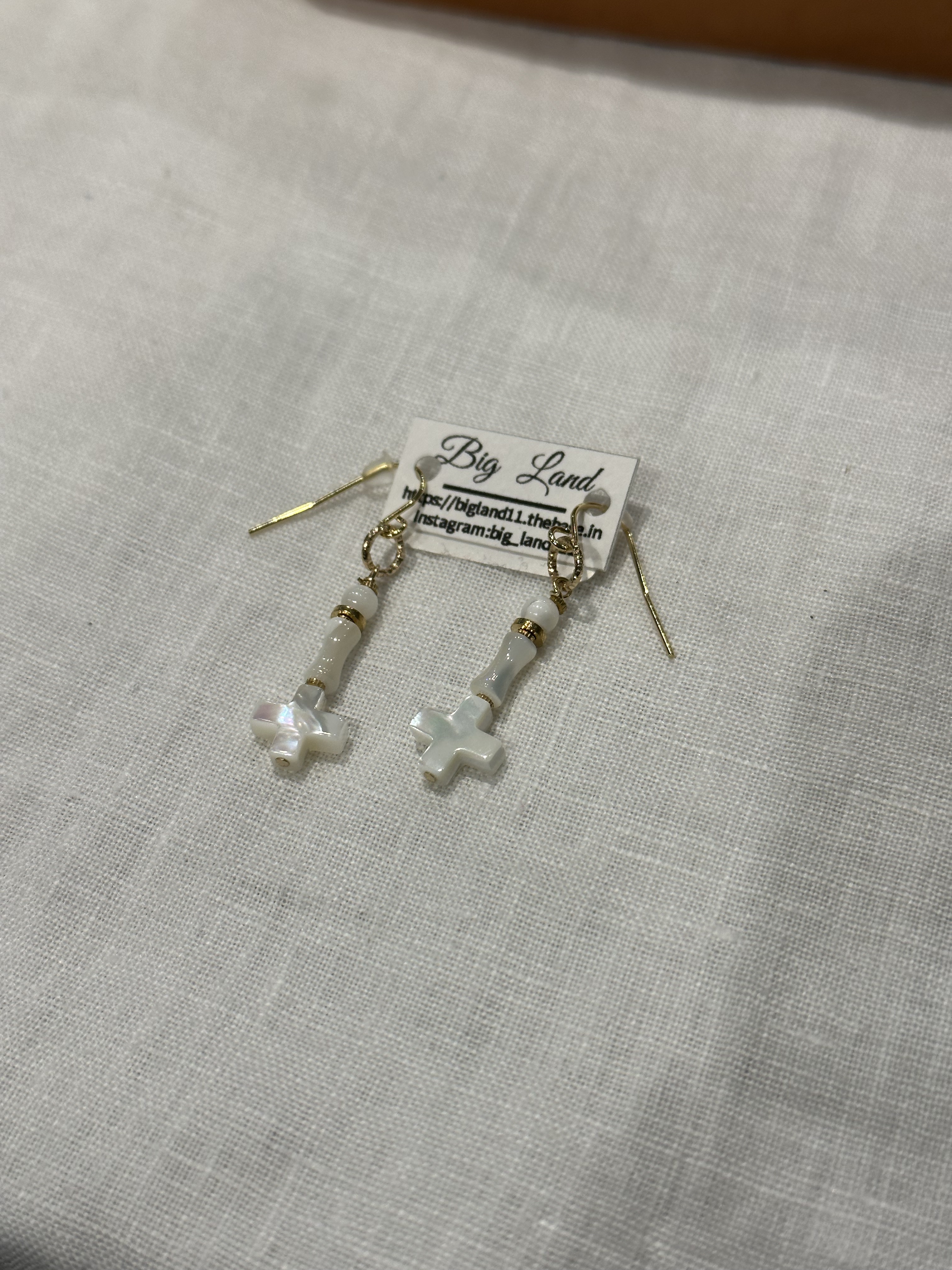 [Big Land] 珍珠母醫療鋼耳針 | NO.277