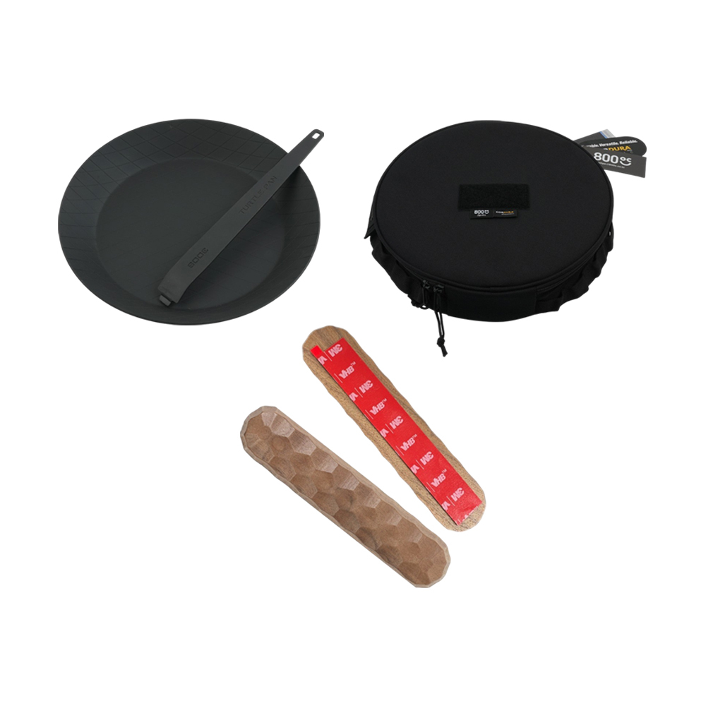 韓國800度C 可拆式手把長柄平底鐵鍋28cm