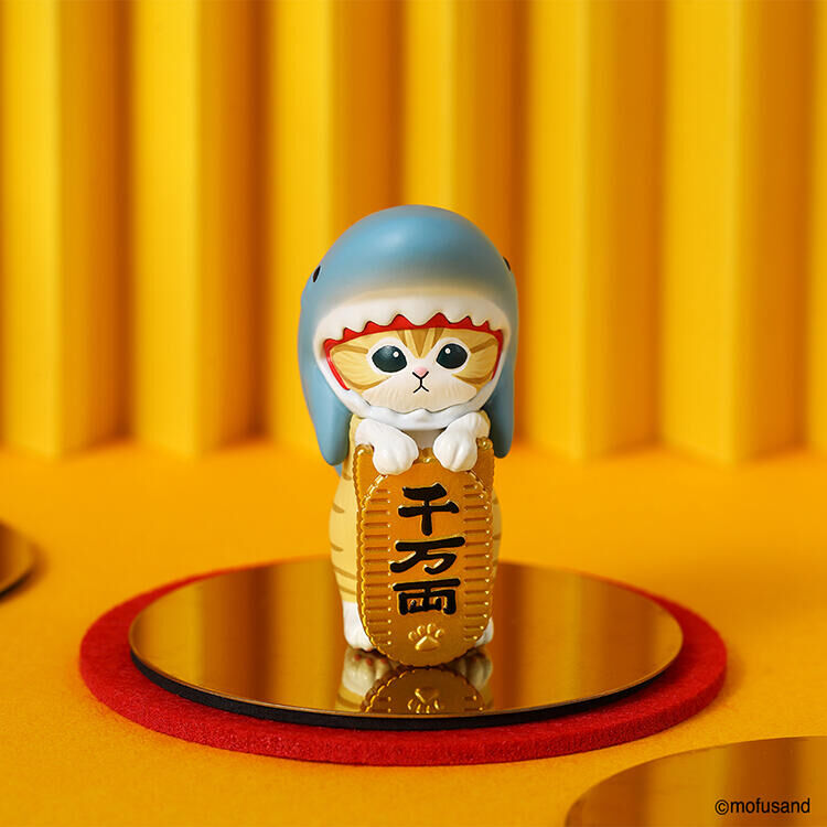 研達 代理版 盒玩 貓福珊迪 金小判鯊魚貓