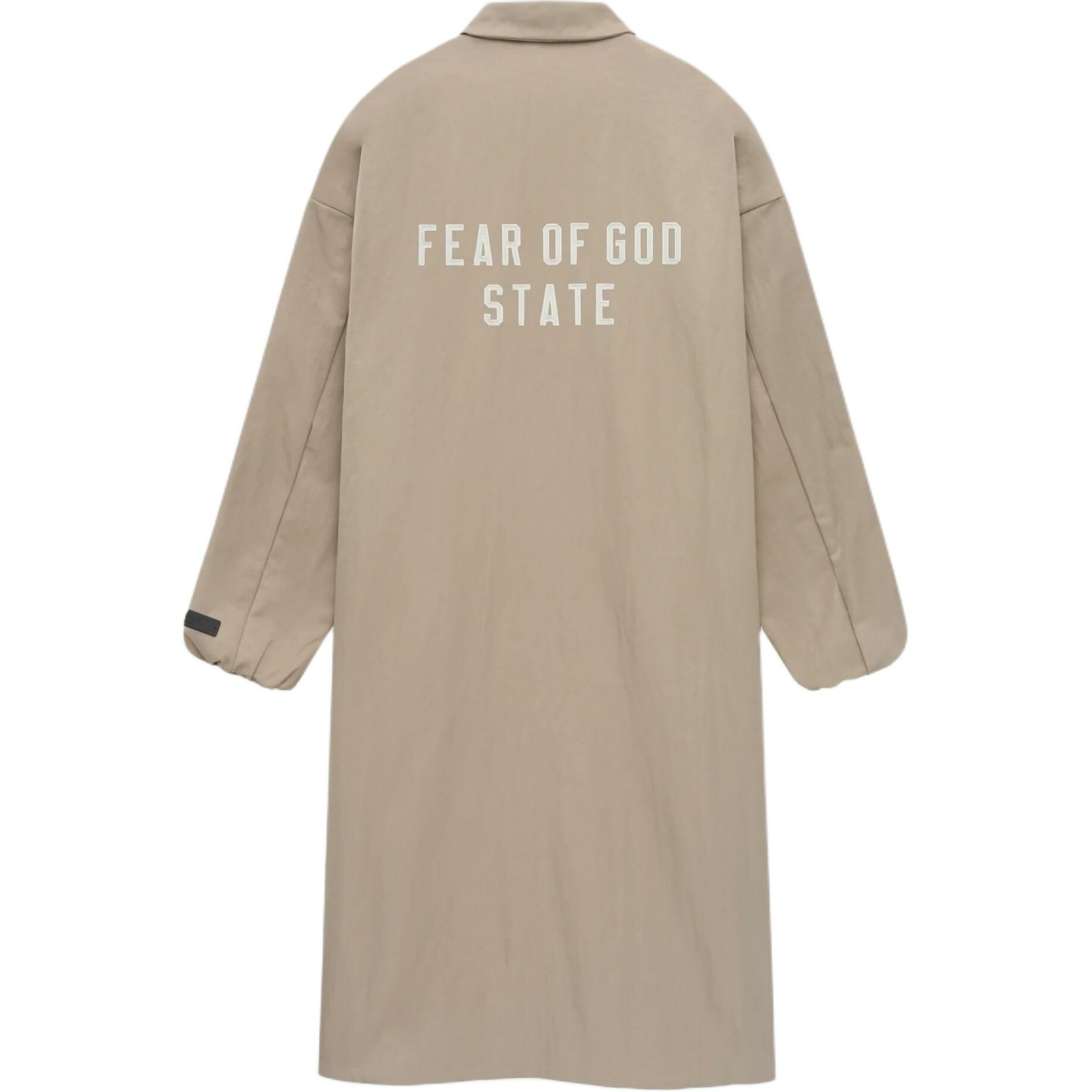 【代購】Fear Of God Essentials Trench Coats Men Mauve Gold/Desert Sand