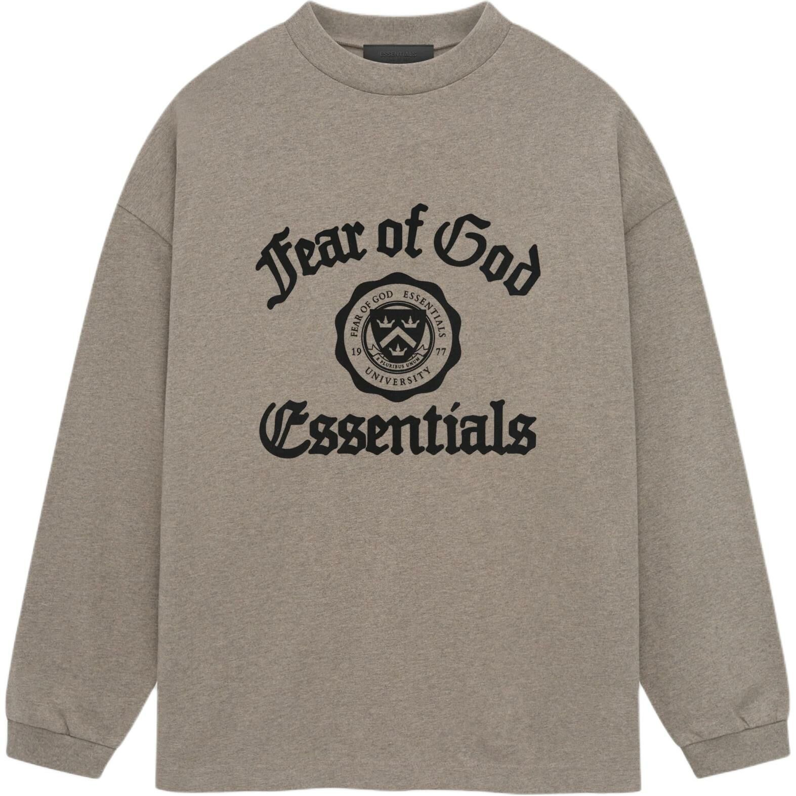 【代購】Fear Of God Essentials Oversized Long-Sleeved T-Shirt