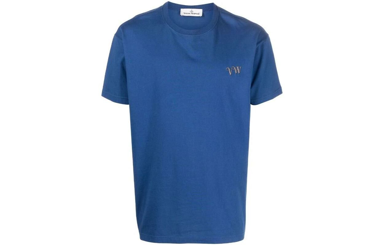【代購】Vivienne Westwood Embroidered-logo Organic-cotton T-Shirt