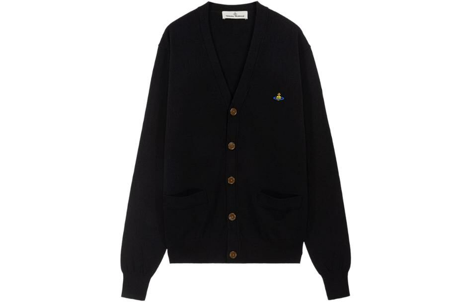【代購】Vivienne Westwood Orb Embroidered Knit Cardigan