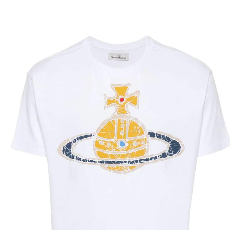 【代購】Vivienne Westwood Orb Printed Crewneck T-Shirt
