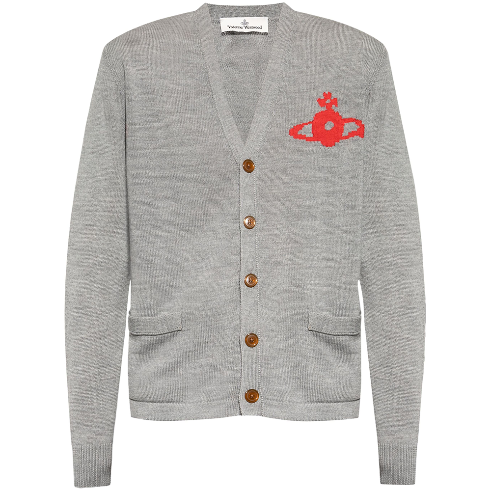 【代購】Vivienne Westwood Orb Intarsia-Knit Cardigan