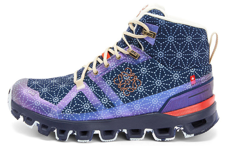 【代購】On x LOEWE Cloudrock Wear-Resistant Short Outdoor Boots Women's Starry Blue