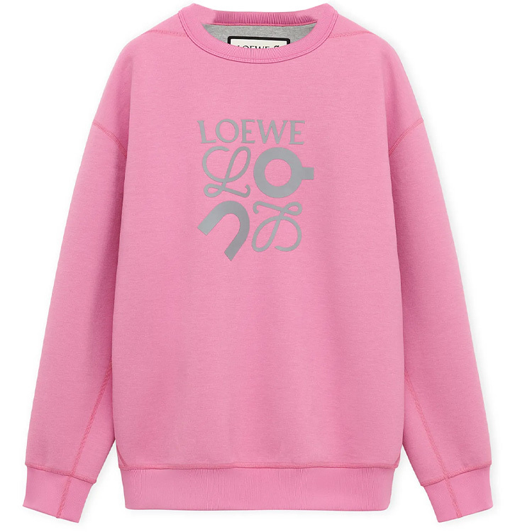 【代購】LOEWE x On SS24 Sweatshirt Unisex Pink