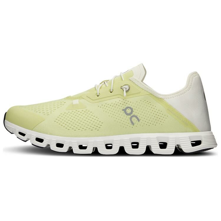【代購】On Cloud 5 Breathable Low-Top Running Shoes Men's Yellow White