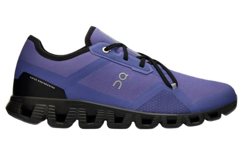 【代購】On Cloud X 3 Anti-Slip Wear-Resistant Low-Top Running Shoes Men's Blue Purple