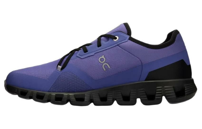 【代購】On Cloud X 3 Anti-Slip Wear-Resistant Low-Top Running Shoes Men's Blue Purple