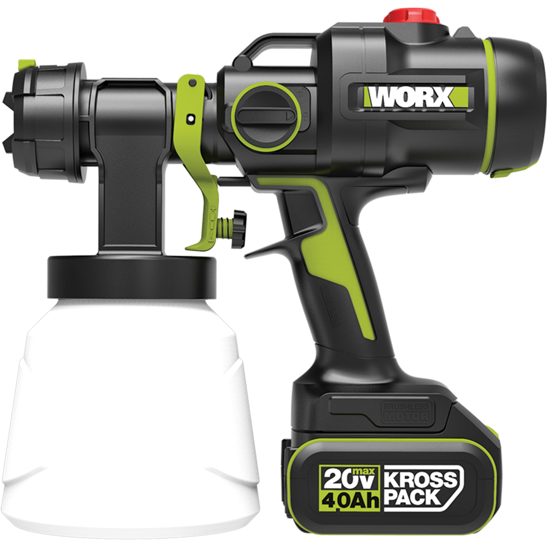 WORX WU056 20v 無刷鋰電噴漆槍